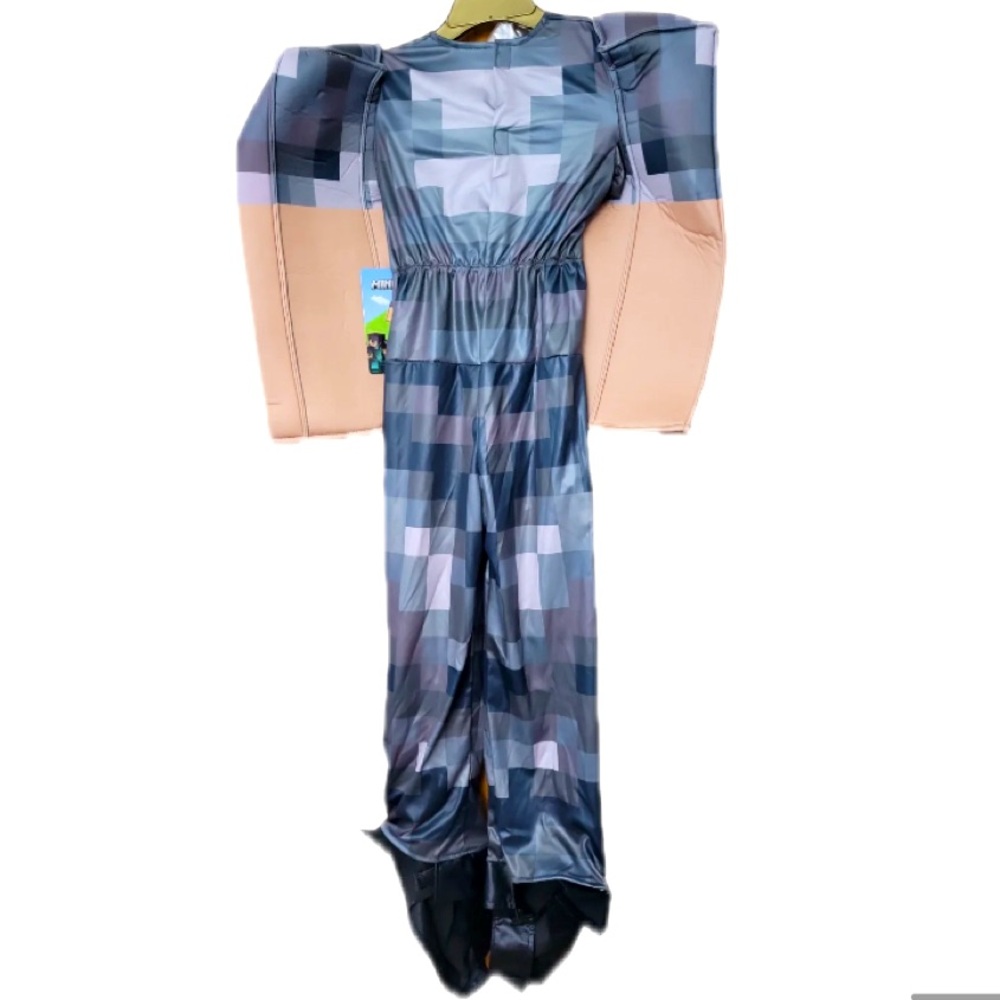 DISGUISE Minecraft Steve in Netherite Armor Halloween Costume Child’s Sz Sm 4-6 - Picture 2 of 11